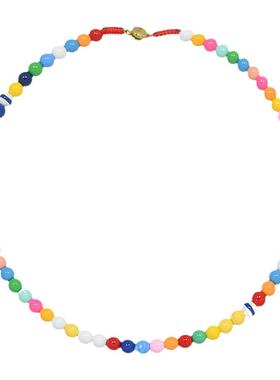 AWE泫雅风搪瓷项链夏日多巴胺