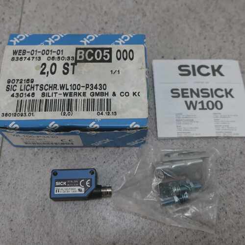 Sick W100-P3430 One-Way Light Barrier 6 026 061 1343H 15601