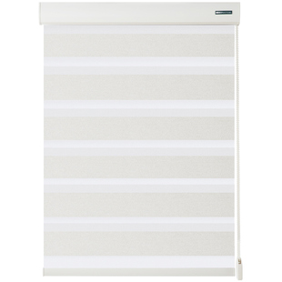 美尔耐柔纱帘卷帘卫生间浴室窗户专用遮光遮挡免打孔百叶斑马窗帘