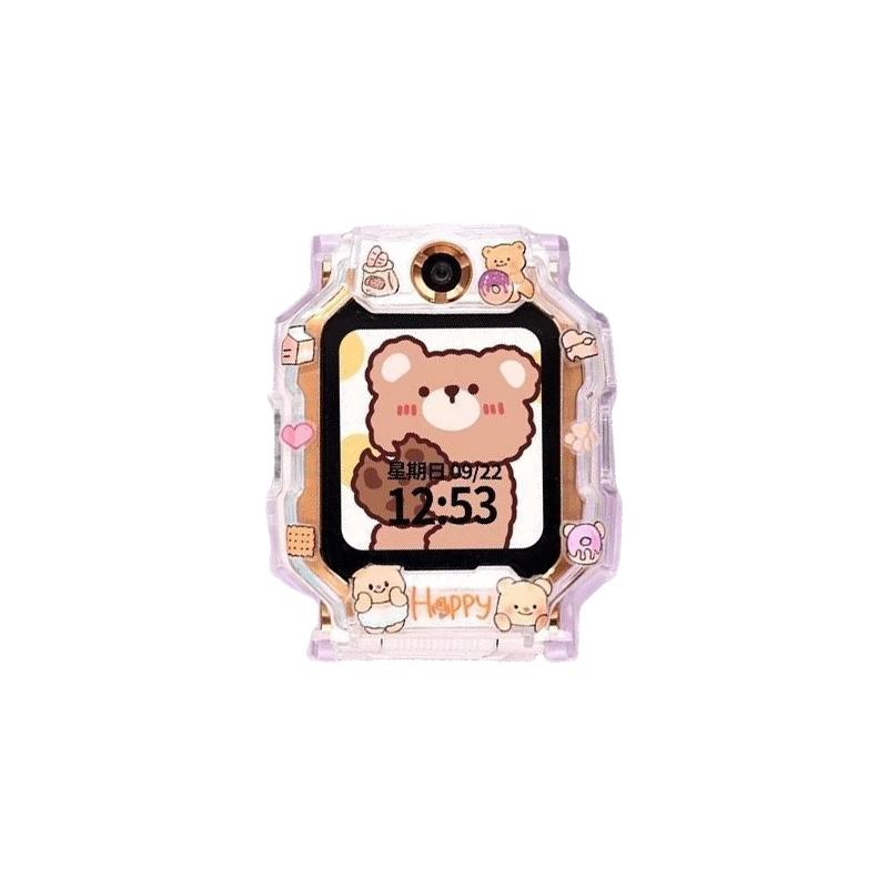萌萌猫狗适用小天才电话儿童手表Z10/Z9/Z8少年版/Z7卡通Q1A/Z2钢化膜Z1/Z6/D2a/D3表带表套保护壳z6pro配件