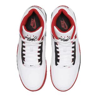 乐积运动 NIKE Flight Legacy AJ4白红中帮复古篮球鞋 BQ4212-100