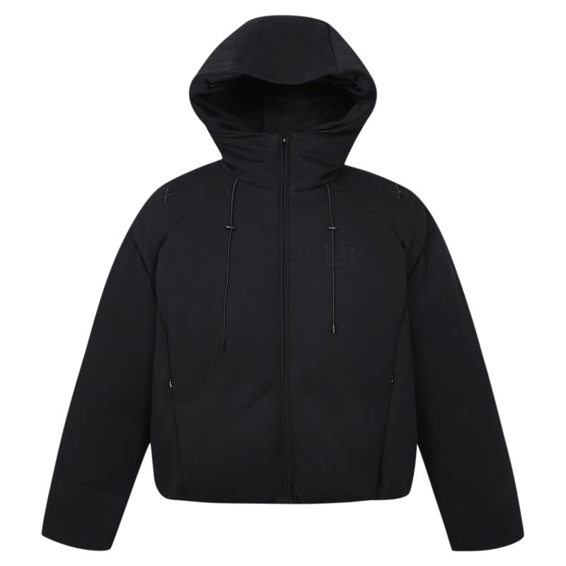 MEDM空气层解构帽短款羽绒服