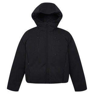 MEDM 空气层解构帽短款海绵填充保暖休闲连帽羽绒服90鸭绒外套冬