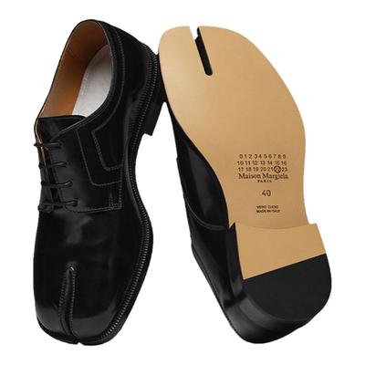 分趾单鞋系带皮鞋单鞋