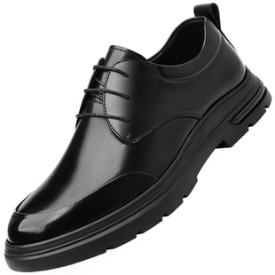 新中式新郎结婚订婚礼男鞋拍婚纱照青年商务正装休闲软底男士皮鞋