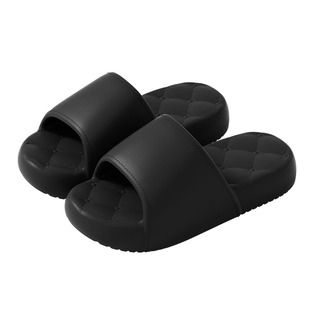 2026夏季新款凉拖鞋浴室居家纯色简约厚底时尚防滑速干软底拖鞋女