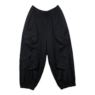 宽松灯笼裤九分裤女大口袋工装裤2026春季新品显瘦靴裤个性哈伦裤