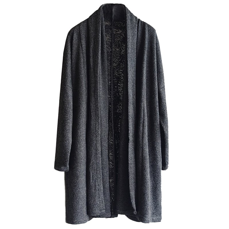 慕刻秋季男士羊毛混纺汉服披风