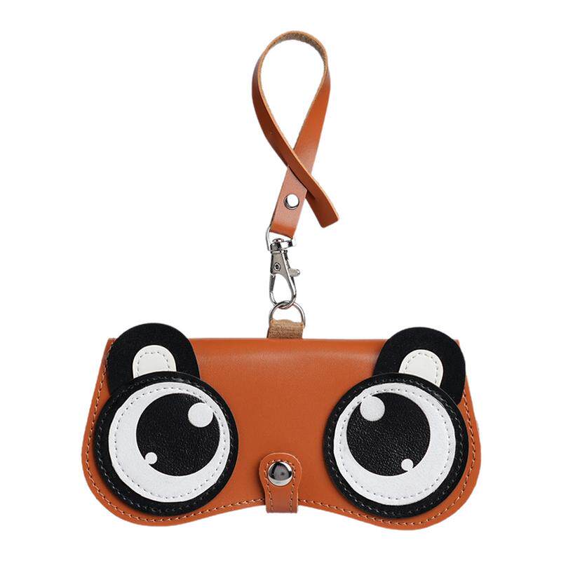 ins卡通眼镜包便携墨镜盒太阳眼镜收纳袋抗压近视镜保护套包挂饰