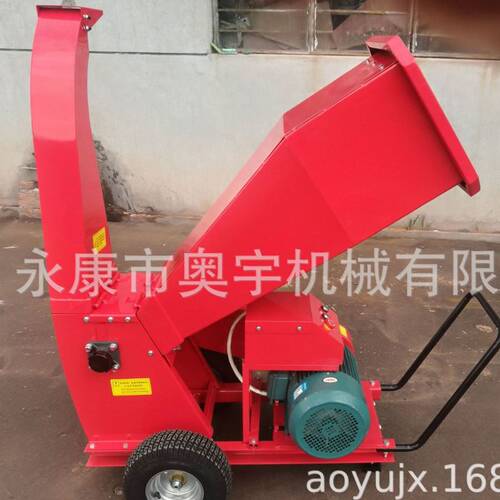 源头工厂树枝家用多功能玉米木材树枝秸杆粉碎机三相电机款碎枝机