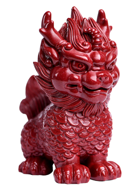 朱砂麒麟摆件客厅装饰品店铺开业