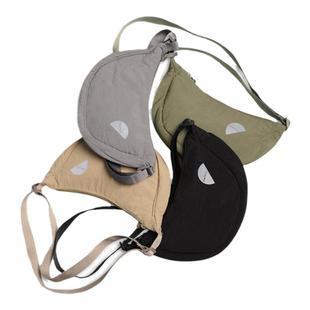 半圆原创设计包包2025冬季新款精选四色反光烫标户外运动感简约