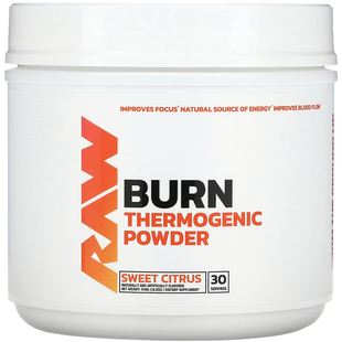 RAW克里斯C宝BURN减甩脂肪燃烧左旋肉碱CLA胶囊粉蓝黑魔运动健身