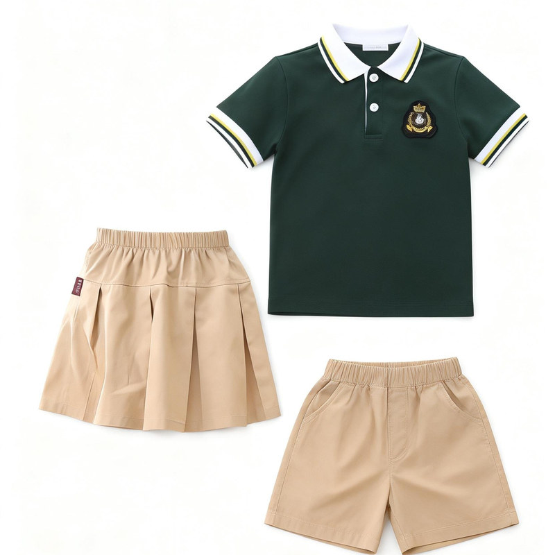 2026锦棉罗马布幼儿园夏季套装