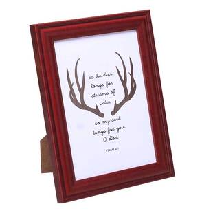 复古实木相框简约现代怀旧摆台6寸8k12寸画框装裱小摆件定制美式