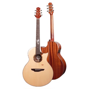 Trumon楚门吉他海豚物语落樱全单板150TF/1955TF初学进阶民谣吉他