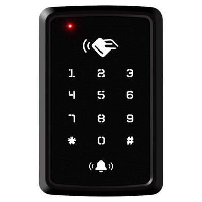 刷卡门禁系统一体机玻璃门铁门按键ID双门密码锁磁力锁门禁一体机