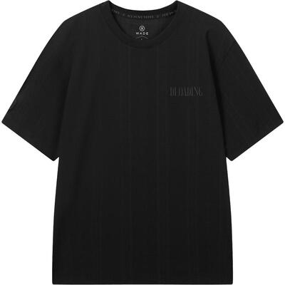 李宁宽松圆领男短袖文化衫运动服