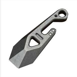 户外钛合金TC21异端迷你科幻风撬棍AMMO联名MFedc项链吊坠开瓶器