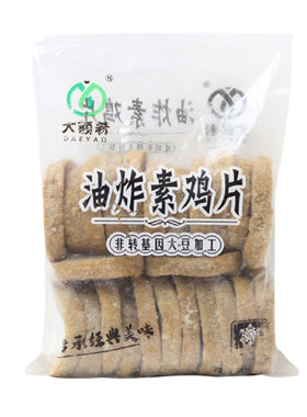 大额肴油炸素鸡片豆腐干豆制品