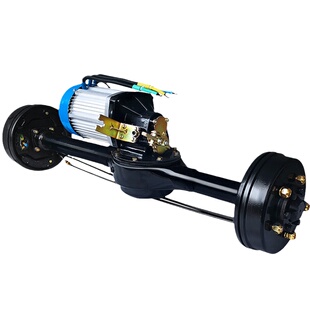 电动三轮车悬浮后桥油刹无刷电机总成2吨改装大功率通用220五孔