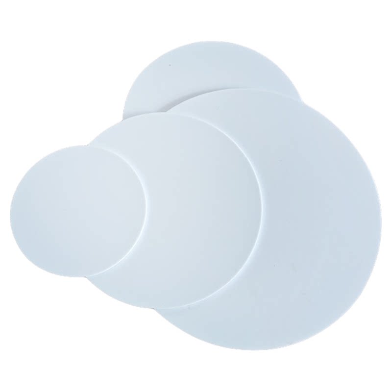 ABS板材 塑料薄板圆板圆片白色abs塑料薄片加工定制 1/2/3/4/5 mm