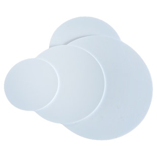 ABS板材 塑料薄板圆板圆片白色abs塑料薄片加工定制 1/2/3/4/5 mm