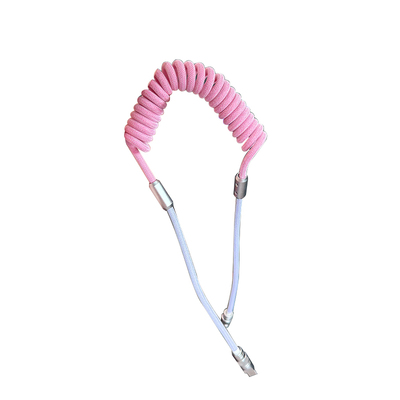 专用车载数据线宝马奥迪快充粉紫