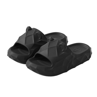 凉拖鞋女夏季钻石熊踩屎感厚底款软底室内家居浴室洗澡防滑拖鞋男