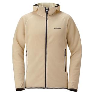 montbell日本官方2024年冬季新款户外抓绒衣男外套时尚连帽潮开衫