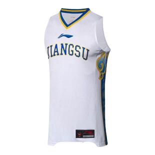 李宁正品18-19赛季CBA江苏肯帝亚球迷版球衣背心比赛服AAYN763