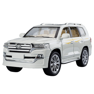 合金车124多开门酷路泽玩具车