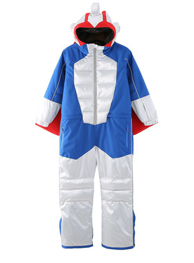 儿童连体滑雪服独角兽单双板防风