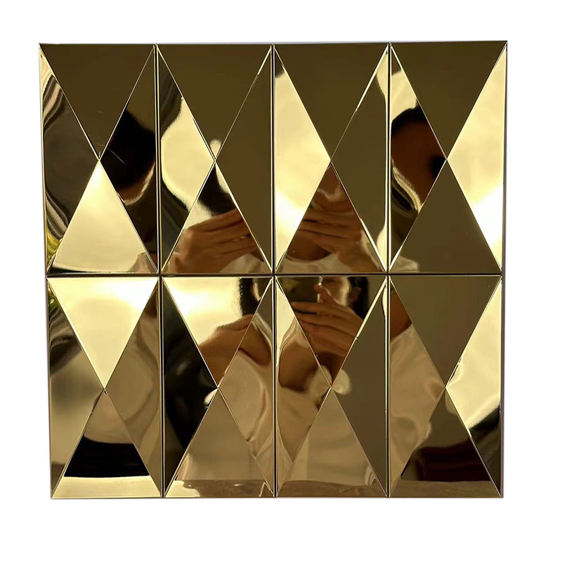 金字塔不锈钢马赛克背景墙