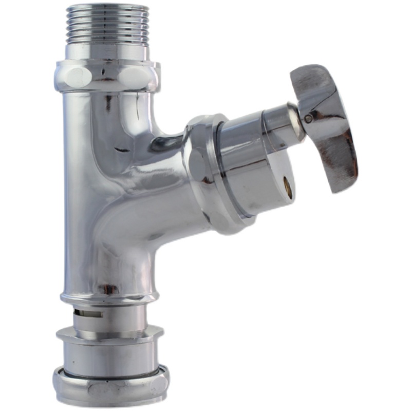 立新求精厕所旋钮式冲水阀手拧老款角式大便冲洗阀阀芯便池延时阀