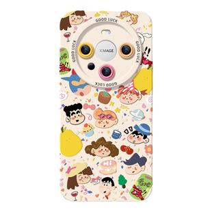 适用华为Pura70手机壳x50荣耀200新款nova12白鹿同款p60卡通90pro畅享30硅胶x40防摔magic6软mate60保护套p70