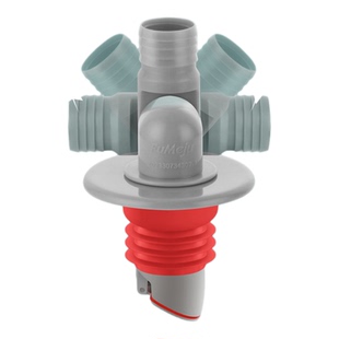 洗碗机下水三通厨房小厨宝前置净水器排水管道接头密封防臭神器