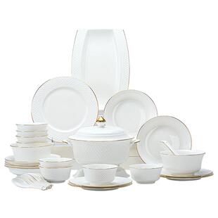 餐具碗碟套装家用2025新款高颜值碗盘套装高级感碗筷碗具乔迁送礼