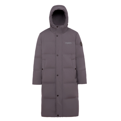 波司登青年时尚运动长款过膝外套