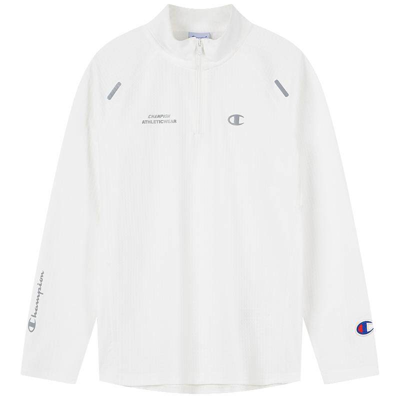 Champion男女童26春款户外轻薄运动长袖T恤