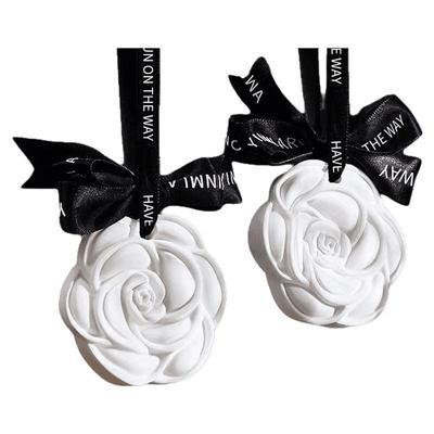 车载山茶花衣柜香薰衣橱扩香石