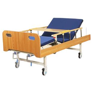 护理床养老院实木床老人护理床家用木质病床医疗升降床助起手摇床