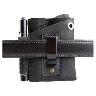 VIPERADE蝰蛇 PJ12疯马皮EDC卡包牛皮工具收纳包 个性便携腰带包