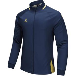 KELME卡尔美龙年系列针织外套男2025春足球训练弹力拼接立领夹克