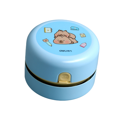 得力桌面吸尘器吸橡皮擦屑机小学生书桌上清理器大吸力清洁器儿童铅笔屑灰键盘清扫神器充电款微小型电动usb