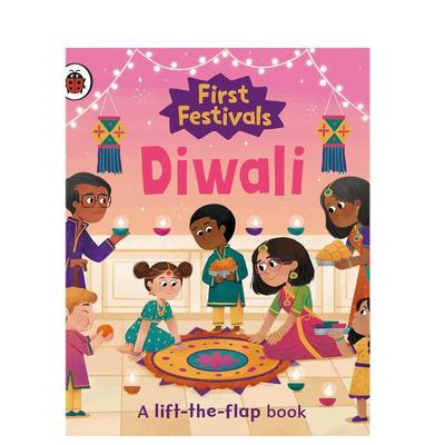 【预售】排灯节英文儿童绘本节日庆典进口原版外版书纸板书3-6周岁【First Festivals】DiwaliLadybirdLadybird