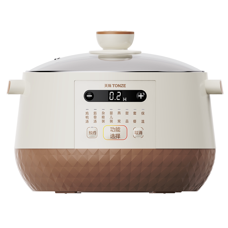天际1.8L隔水炖盅煲汤炖燕窝辅食