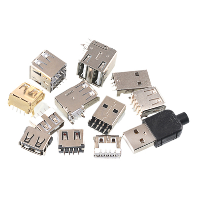 usb接口公头母头插座a型贴片