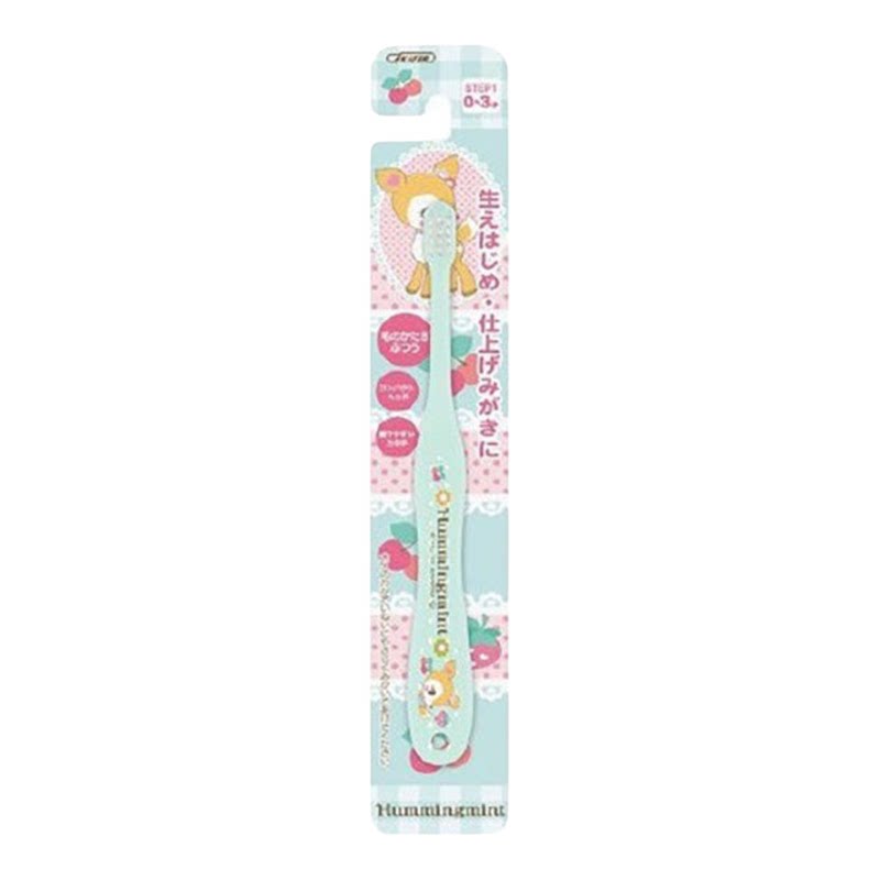 Skater 0-3岁婴幼儿牙刷1支Hummingmint哈妮小鹿宝宝牙刷护齿牙刷