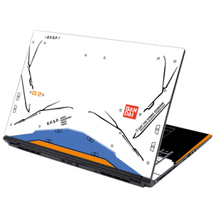 未来人类TerransForce彩色定制高达笔记本电脑贴膜T7魔鬼鱼X511贴纸DR721外壳T5X吾空火影17寸15S4蓝天保护膜